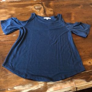 Loft Cold Shoulder top